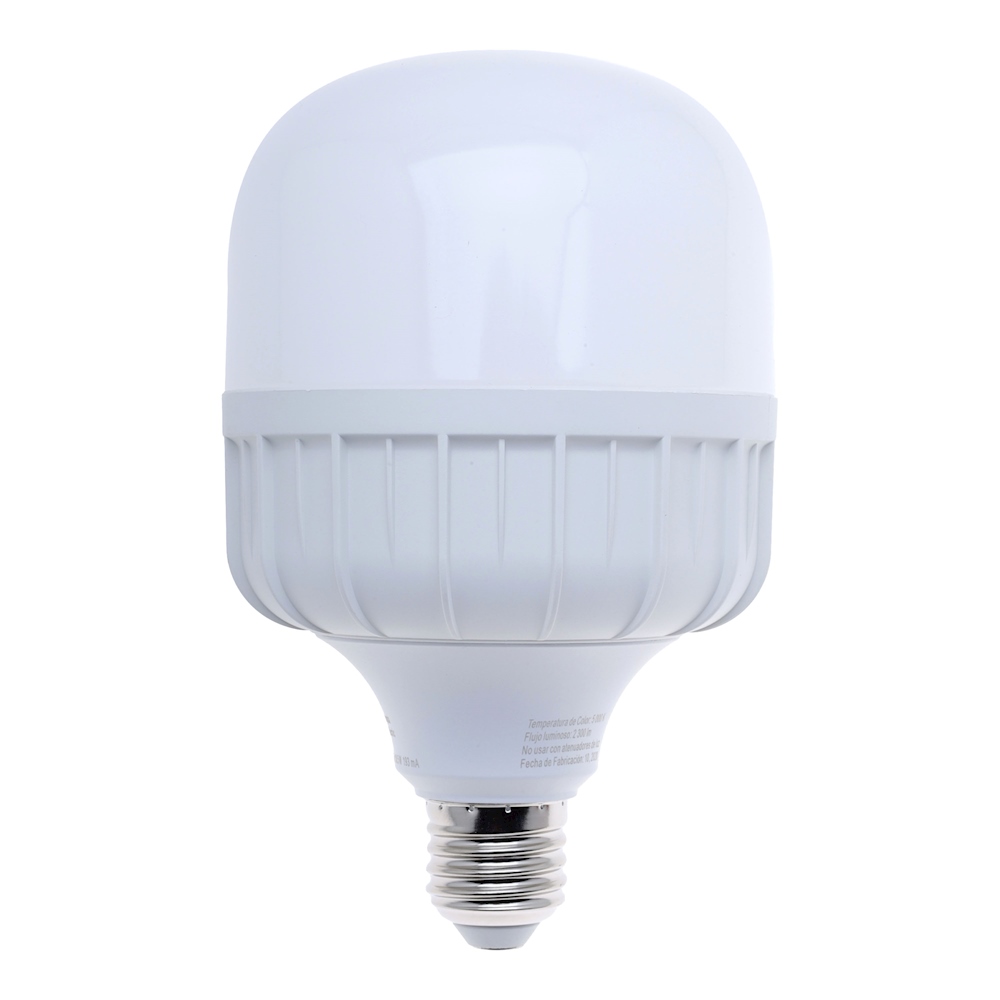 Foco led tipo "t" commercial electric 18.5 w 2300 lúmenes luz fría
