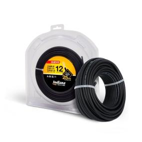 indiana cable thw-ls calibre 12 negro rollo de 25 m indiana