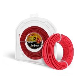 indiana cable thw-ls calibre 12 rojo rollo de 25 m indiana