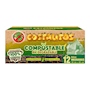 BOLSAS PARA BASURA COMPOSTABLES MEDIANAS COSTALITOS 12 PIEZAS