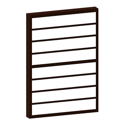 PROTECTOR PARA VENTANA CONTEMPO 90 X 120 CM CHOCOLATE