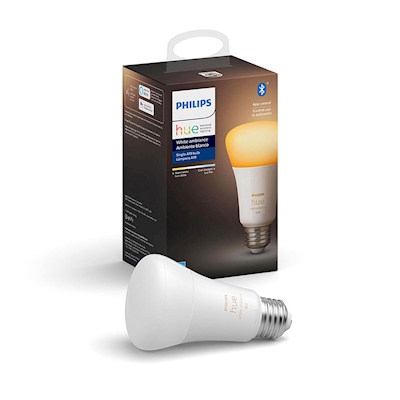 Kit básico de bombillas LED inteligentes Philips Hue A19, 4 bombillas A19,  1 Hue Hub, multicolor, juego de 5 piezas