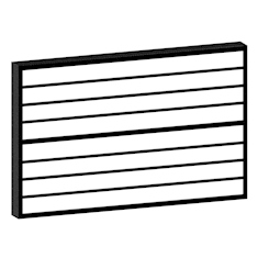PROTECTOR PARA VENTANA CONTEMPO 150 X 100 CM NEGRO