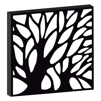 PROTECTOR FOREST 120 X 120 CM NEGRO