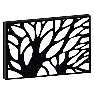 PROTECTOR FOREST 150 X 100 CM NEGRO