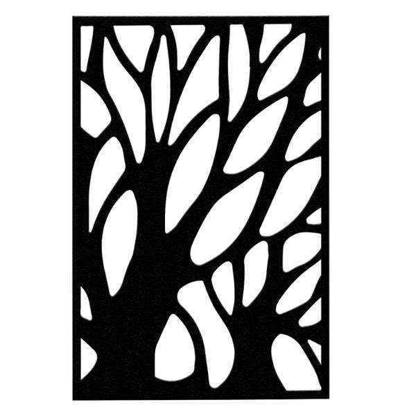 PROTECTOR DE VENTANA FOREST 90 X 120 CM NEGRO