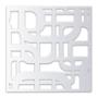 PROTECTOR PARA VENTANA QUADRUM 100 X 100 CM BLANCO