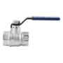 VÁLVULA ESFERA DE PASO 1 X 1 PULGADA PLATA COFLEX