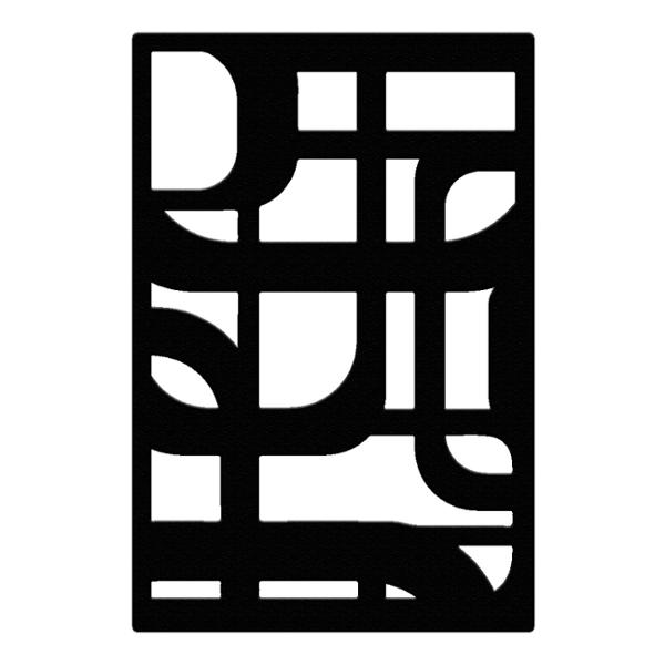 PROTECTOR DE VENTANA QUADRUM 60 X 90 CM NEGRO