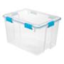 CAJA ANTIHUMEDAD DE PLÁSTICO 75.7 L TRANSPARENTE