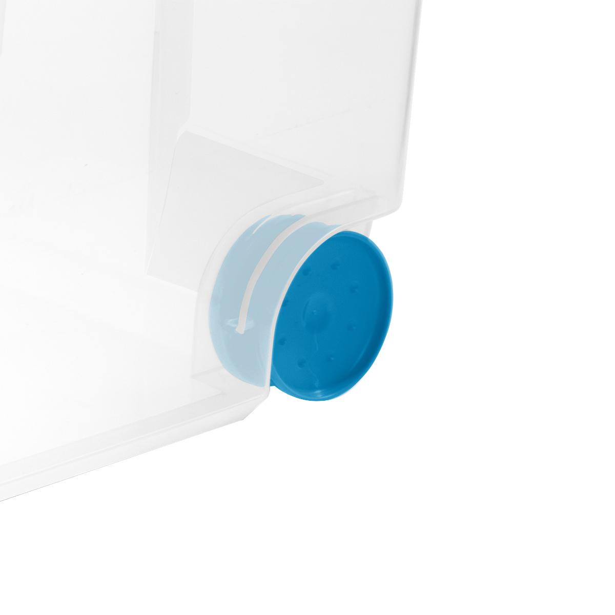 CAJA ANTIHUMEDAD DE PLÁSTICO 113.6 L TRANSPARENTE The Home Depot México