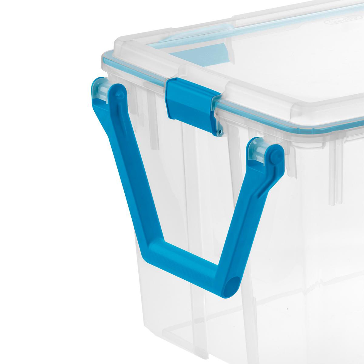 CAJA ANTIHUMEDAD DE PLÁSTICO 113.6 L TRANSPARENTE The Home Depot México