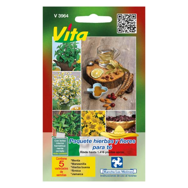 SOBRE PAQUETE HIERBAS Y FLORES PARA TÉ