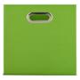 GAVETA CUBO PLEGABLE VERDE 27 X 27 X 28 CM