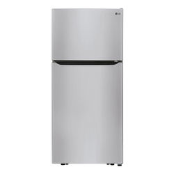 lg refrigerador lg top mount smart inverter con multi-air flow 20 pies - acero - lt57bpsx