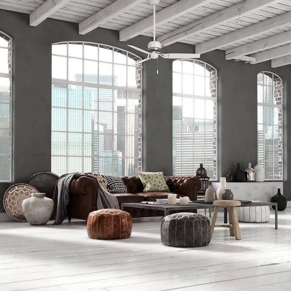 VENTILADOR DE TECHO CONTEMPORÁNEO INTERIOR TRIBECA 52 PULGADAS | The