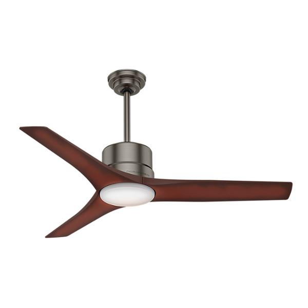 VENTILADOR DE TECHO MODERNO INTERIOR/EXTERIOR PISTÓN 52 PULGADAS CON