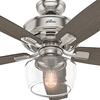 VENTILADOR DE TECHO HUNTER BENNETT 52IN CON LUZ | The Home Depot México