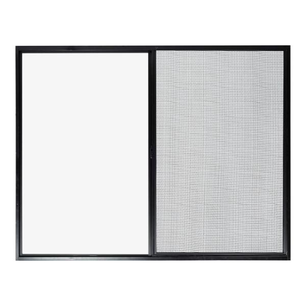 VENTANA CORREDIZA CHOCOLATE 150 X 120 CM (ANCHOXALTO)