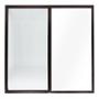 VENTANA CORREDIZA CHOCOLATE 90 X 90 CM (ANCHOXALTO)
