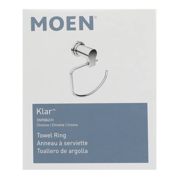 TOALLERO ARGOLLA PARA BAÑO KLAR CROMO | The Home Depot México