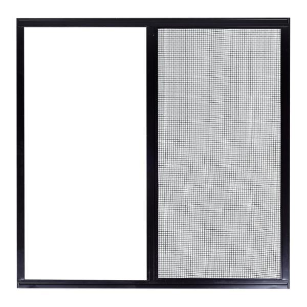 VENTANA CORREDIZA CHOCOLATE 100 X 100 CM (ANCHOXALTO)