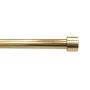 SET DE CORTINERO AJUSTABLE SIMPLE 7/8 pulg. DE 167 A 304 CM ESTILO TAPON EN LATON SUAVE