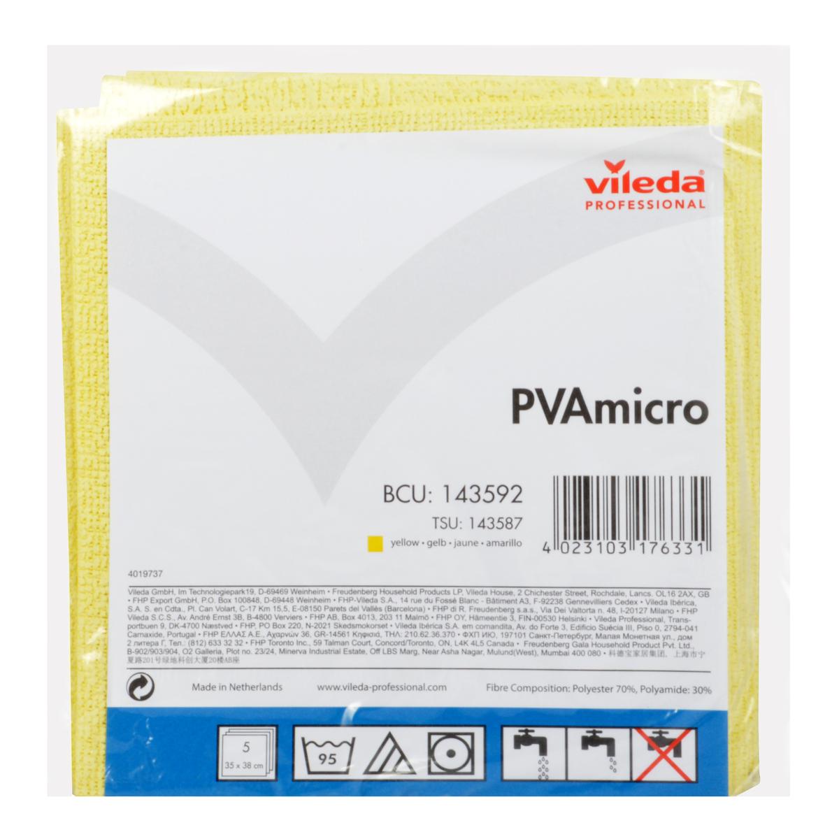 Paño Multiusos Alta Absorción PVAmicro 143587 Vileda Professional