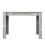 MESA DE COMEDOR DE MELAMINA 135 X 80.5 X 74.5 CM GRIS
