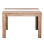 MESA DE COMEDOR DE MELAMINA 135 X 80.5 X 74.5 CM CAFÉ ROBLE