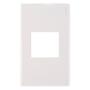 PLACA DECORATIVA PARA 1 MÓDULO POLICARBONATO BLANCO