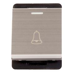 INTERRUPTOR PARA TIMBRE DE 1/2 PULGADA PLATA