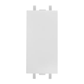 TAPÓN CIEGO DE 1 MÓDULO BLANCO TIZA