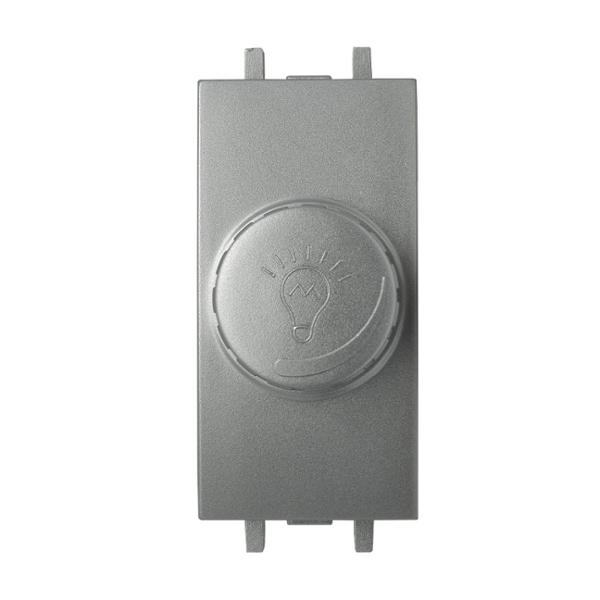 ATENUADOR DE LUZ LED DE 1 MÓDULO GRIS TITANIO MATE