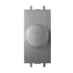 ATENUADOR DE LUZ LED DE 1 MÓDULO GRIS TITANIO MATE