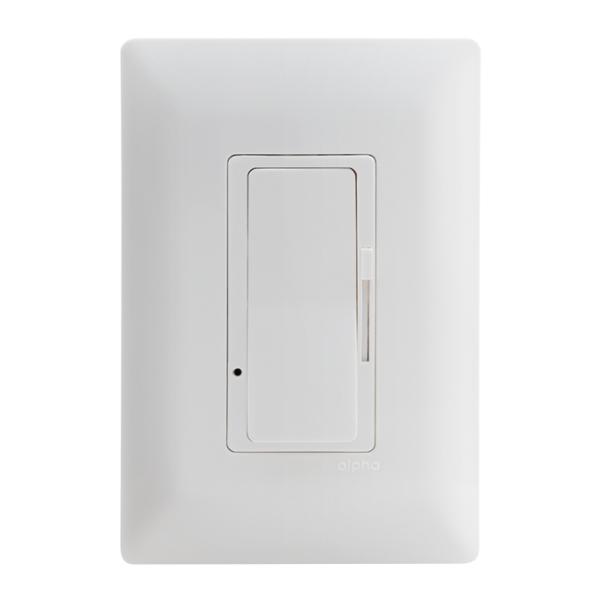 ATENUADOR DE LUZ LED CON PLACA DE PARED INCLUIDA BLANCO
