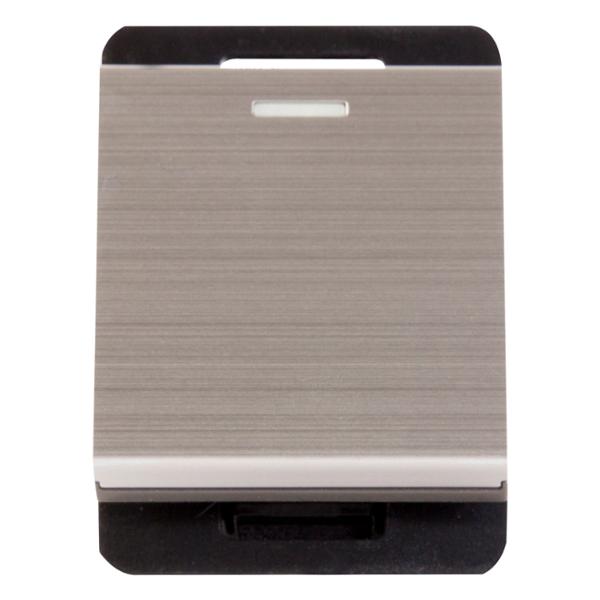 INTERRUPTOR DE 3 VÍAS DE 1/2 PULGADA PLATA