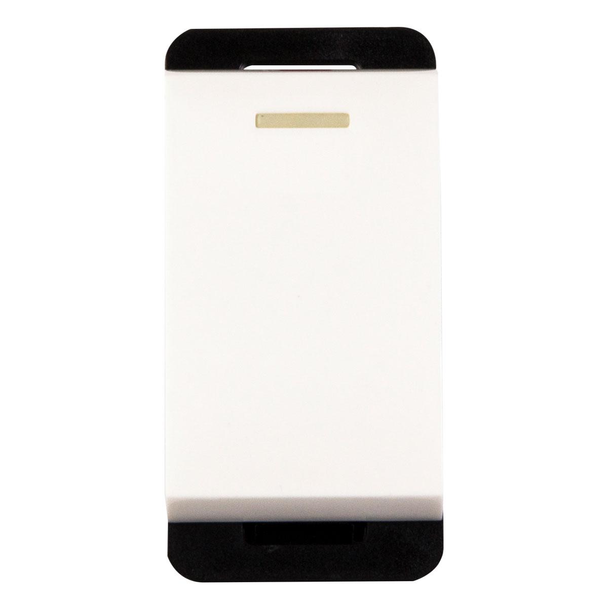 Interruptor sencillo 1/3 de pulgada blanco