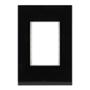 PLACA DECORATIVA DE 3 MÓDULOS CRISTAL NEGRO