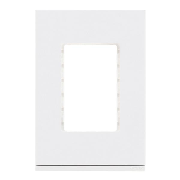 PLACA DECORATIVA DE 3 MÓDULOS RESINA BLANCO