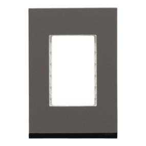 PLACA DECORATIVA DE 3 MÓDULOS RESINA GRIS