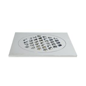 RESUMIDERO CUADRADO 7.2 X 15 X 15 CM PLATA DINASTY