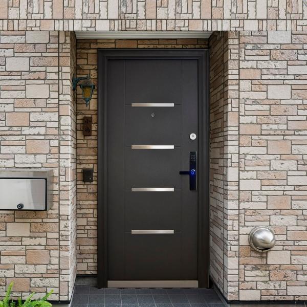 PUERTA DE SEGURIDAD KIEV IZQUIERDA CON CERRADURA DIGITAL II 96 X 213 CM