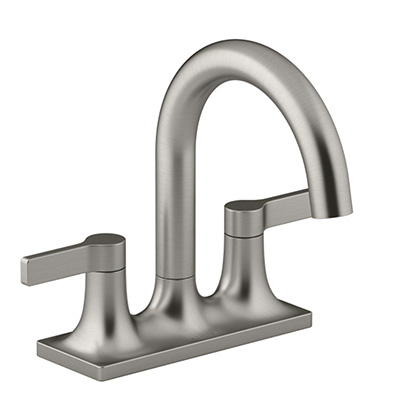 LLAVE PARA LAVABO VENZA MEZCLADORA 4 PULGADAS NIQUEL