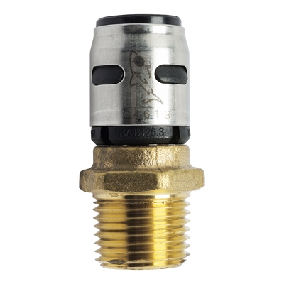 ADAPTADOR MACHO 1/2 PULGADA BRONCE COFLEX
