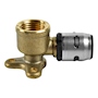 CODO CON SOPORTE DE 90 GRADOS 1/2 PULGADA BRONCE COFLEX