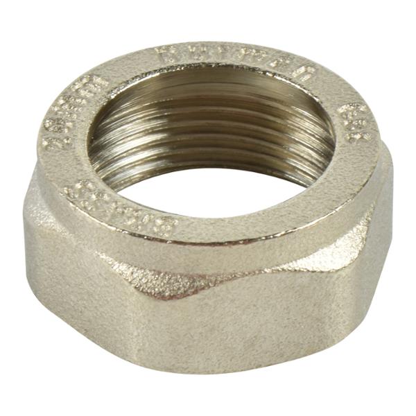 CONTRATUERCA DE COMPRESIÓN 1/2 PULGADA PLATA COFLEX 5 PIEZAS