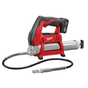 milwaukee m12 engrasadora inalámbrica tipo pistola de 12v con 1 batería de 3.0ah, cargador y bolsa