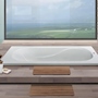 TINA DE BAÑO BAHIA 180 X 90 X 57 CM SIN HIDROMASAJE 165 L BLANCO