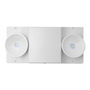 LÁMPARA DE EMERGENCIA ELÉCTRICA 11.4 X 23.3 X 4.8 CM BLANCO